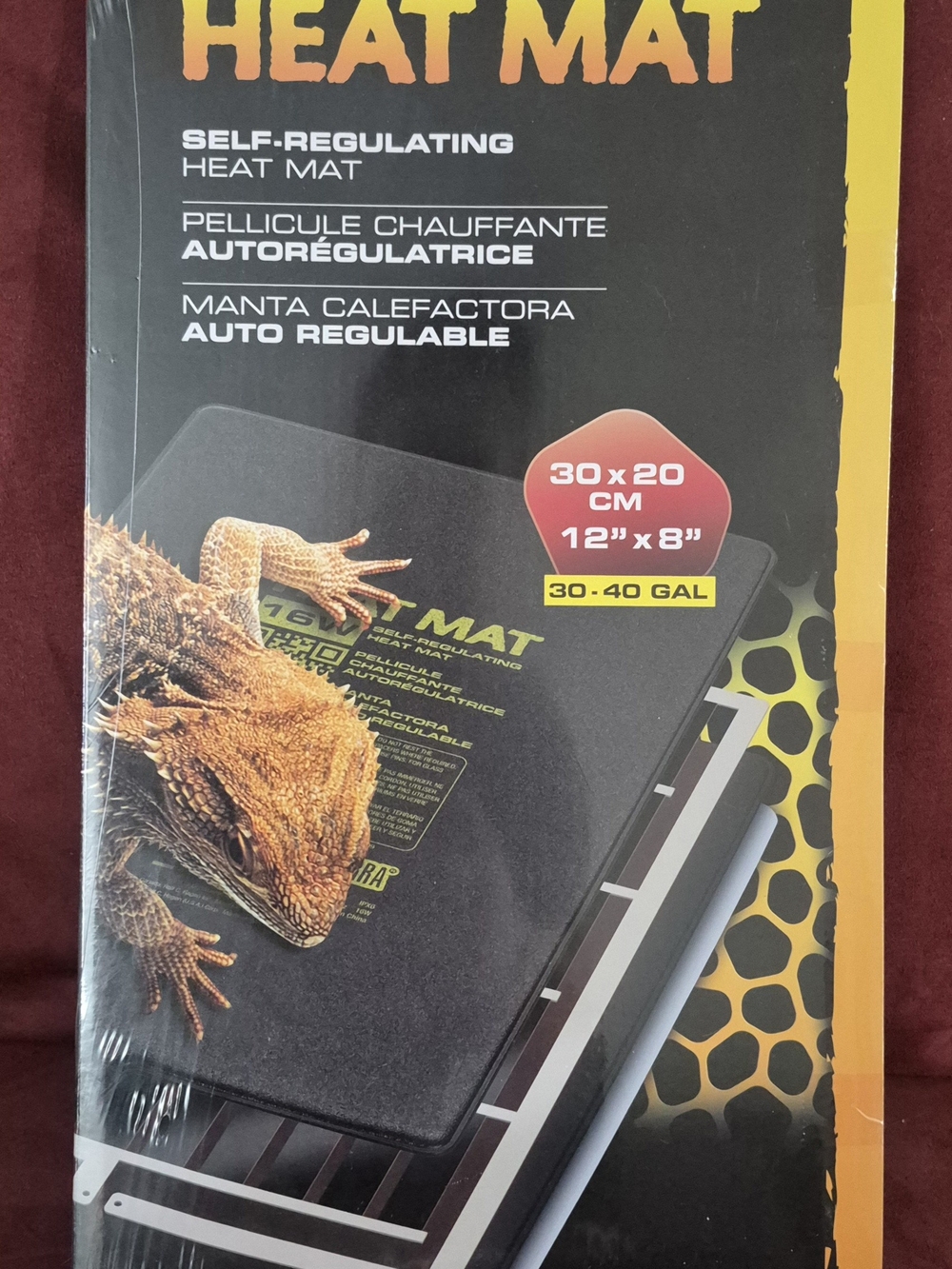 New ExoTerra Heat Mat Self-Regulating Reptile Heating Pad